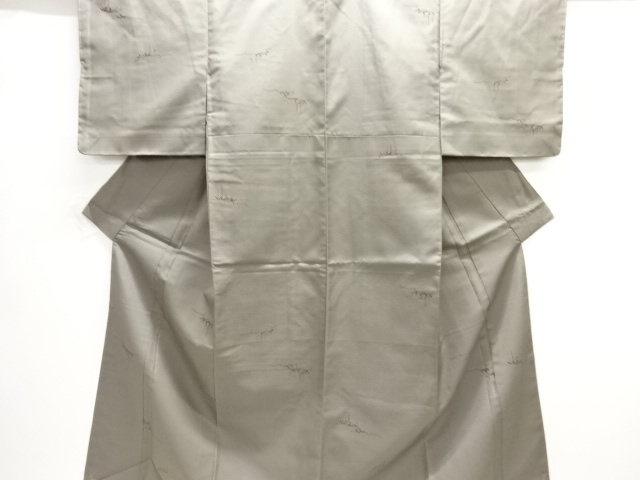 美品】大正浪漫 夢二好み 子持ち縞 紋様 紬☆証紙あり☆正絹 美品】大正浪漫 夢二好み 子持ち縞 紋様 紬☆証紙あり☆正絹